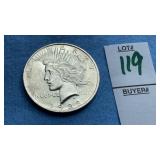 1923 Peace Silver Dollar