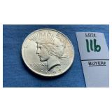 1923 Peace Silver Dollar