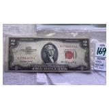 1953 Red Seal $2 Bill