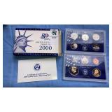 2000 U.S. Proof Set with State Quarters