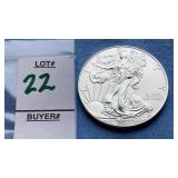 2014 One Ounce Fine Silver American Silver Eagle