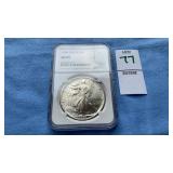 1990 Silver Eagle $1 Coin MS 69, 1 ounce fine