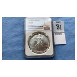 1994 Silver Eagle $1 Coin MS 69, 1 ounce fine