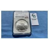 2003 Silver Eagle $1 Coin MS 69, 1 ounce fine