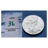 2014 One Ounce Fine Silver American Silver Eagle