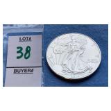 2014 One Ounce Fine Silver American Silver Eagle