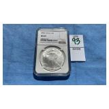 2006 Silver Eagle $1 Coin MS 69, 1 ounce fine