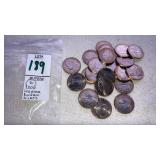 (21) 2004 Louisiana Purchase Jefferson Nickels