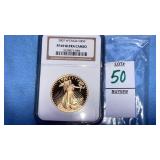 2007 W Eagle One Ounce Fine Gold $50 American