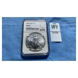 2020 Silver Eagle $1 Coin MS 69, 1 ounce fine