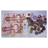 Canadian money - Paper & Coins