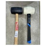 2 rubber mallets