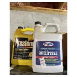 2 bottles antifreeze