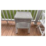 Wicker End Table