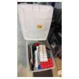 Tote of Kitchen Utensils