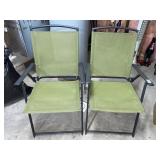 2 folding lawn chairs