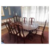 Pennsylvania House cherry dining set - double