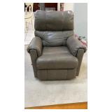 Lane Gray Leather Rocker Recliner excellent