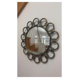 Small Chain Round Mirror