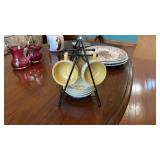 Bear Bearware Teacup/Plate Set with Holder