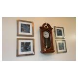 4 Pc Floral Leaf Square Pictures