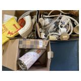 3 box lots- hardware variety & tennis balls