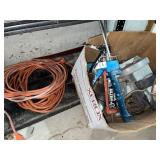 Outdoor extension cords, circular saw & variety