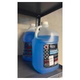 Two Windshield Washing Fluid Gallons