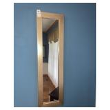 2 matching decorative wall mirrors - 8.5 x 31