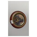 Two Thomas Kinkade Framed Plates