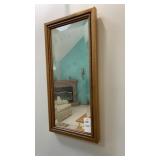 Beveled Wall Mirror     9 " x 18 "