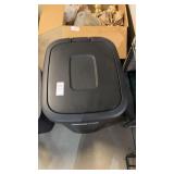 13 Gal Black Trash Can