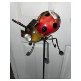 Lady Bug Solar garden decor
