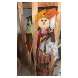 Three Decorative Scarecrows
