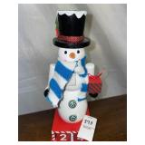 Holiday Snowman Nutcracker with countdown to