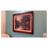 "Hometown Morning" Thomas Kinkade Signed w