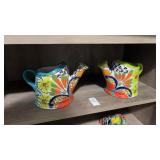 Colorful Water Pitcher Planters