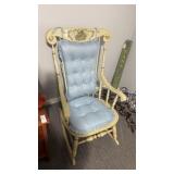 Wooden Padded Rocking Chair