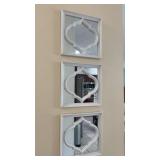 3 Modern Mirrored Wall Decor