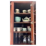 Lot of China, Glasses, Teapot and More