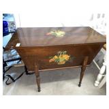 Vintage wooden dough box