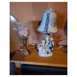 2 table lamps