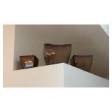 3 Pc Decorative Square Flower Pots