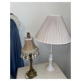 2 decorative table lamps