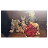 Lot of Bunny Plush Dolls