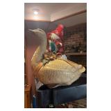 Ceramic Goose Statue