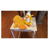 Duck Plush and TV Tray
