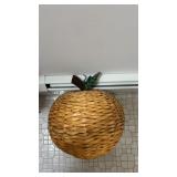 Large Wicker Apple Decor