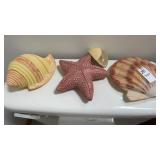 Lighted Resin Sea Shell Decor