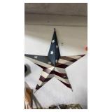 Patriotic Metal Star